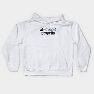 Alis Volat Propriis - She Flies With Her Own Wings Kids Hoodie